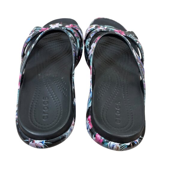 Crocs Meleen Twist Floral Slide Sandals - Picture 3 of 6